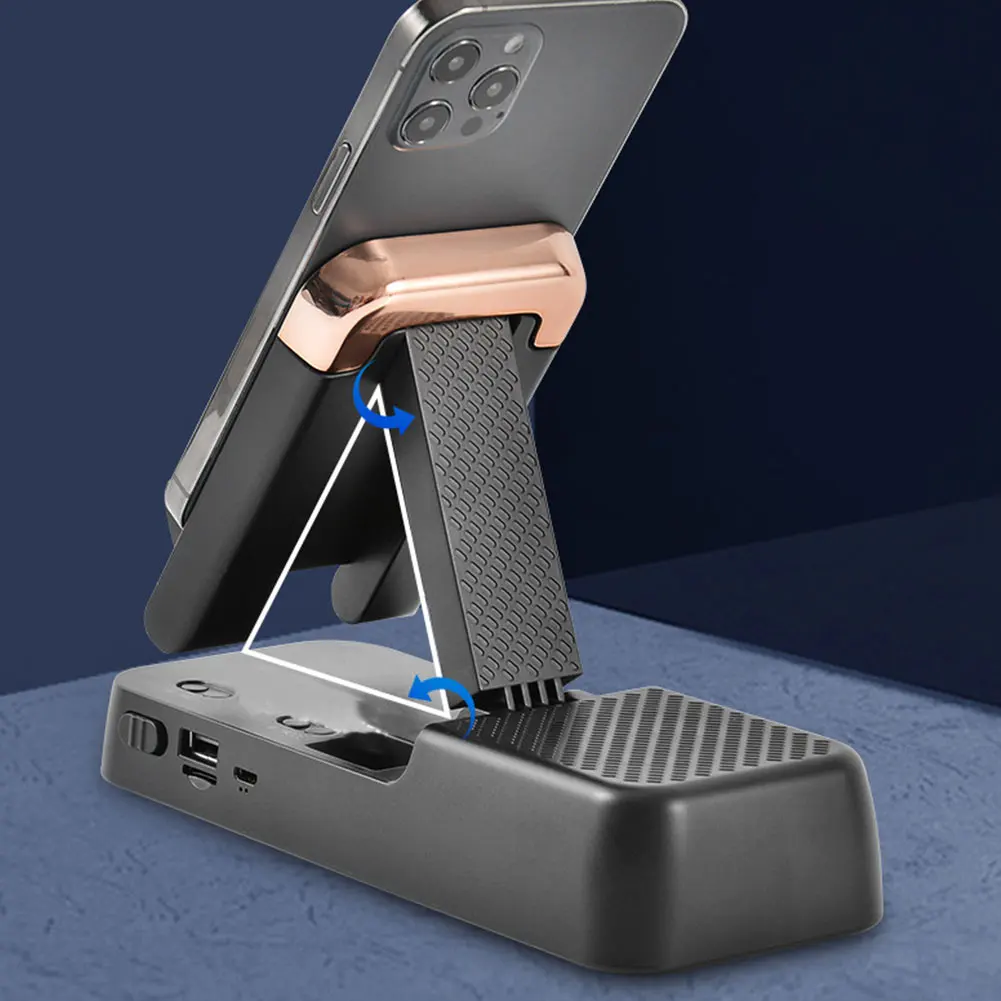 USB Charging Stereo Sound Adjustable Angle Gift Portable Phone Holder Durable Home Office With Speaker For Desk 
USB Charging Stereo Sound Adjustable Angle Gift Portable Phone Holder Durable Home Office With Speaker For Desk