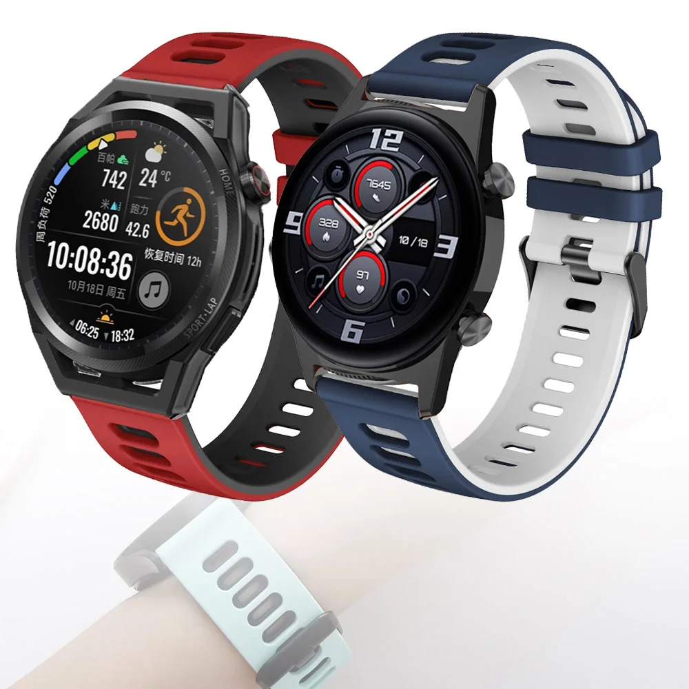 Ремешок силиконовый для наручных часов Honor Watch GS 3/Huawei GT Runner/GT 3 46 мм/GT2 Pro
Ремешок силиконовый для наручных часов Honor Watch GS 3/Huawei GT Runner/GT 3 46 мм/GT2 Pro