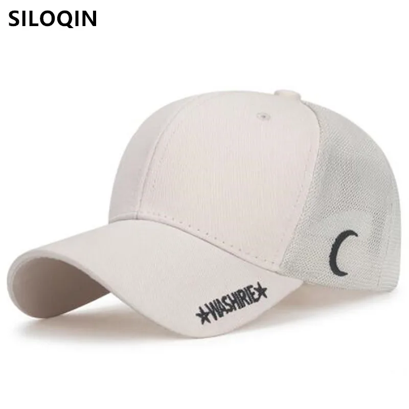 SILOQIN Snapback Cap Men Women Summer Breathable Mesh Cap Cotton Embroidery Baseball Caps Couples Casual Sports Cap Fishing Hats
SILOQIN Snapback Cap Men Women Summer Breathable Mesh Cap Cotton Embroidery Baseball Caps Couples Casual Sports Cap Fishing Hats