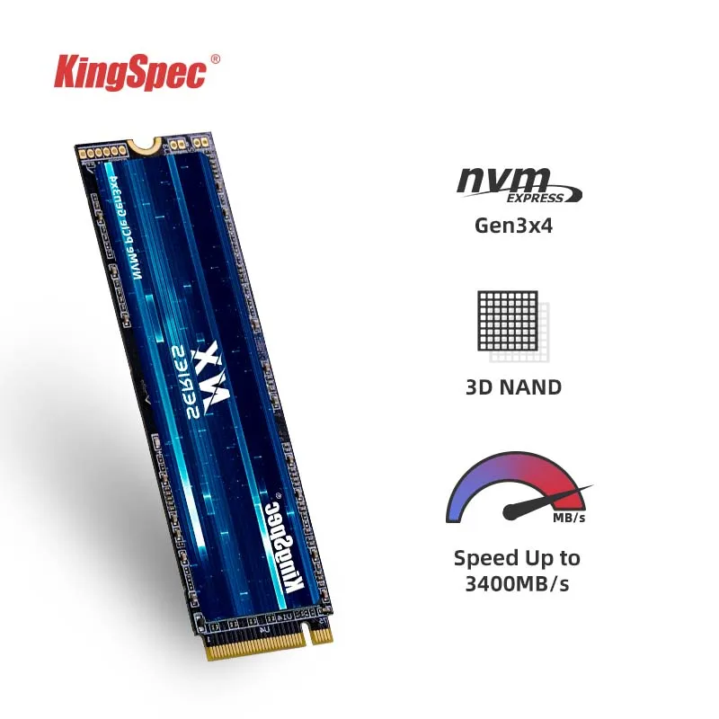 

KingSpec SSD M.2 NVME PCIe 3.0 128G 256G 512G 1TB Ssd M.2 2280 SSD Nvme M2 Hard Drive Disk Internal Solid State Drive for Laptop