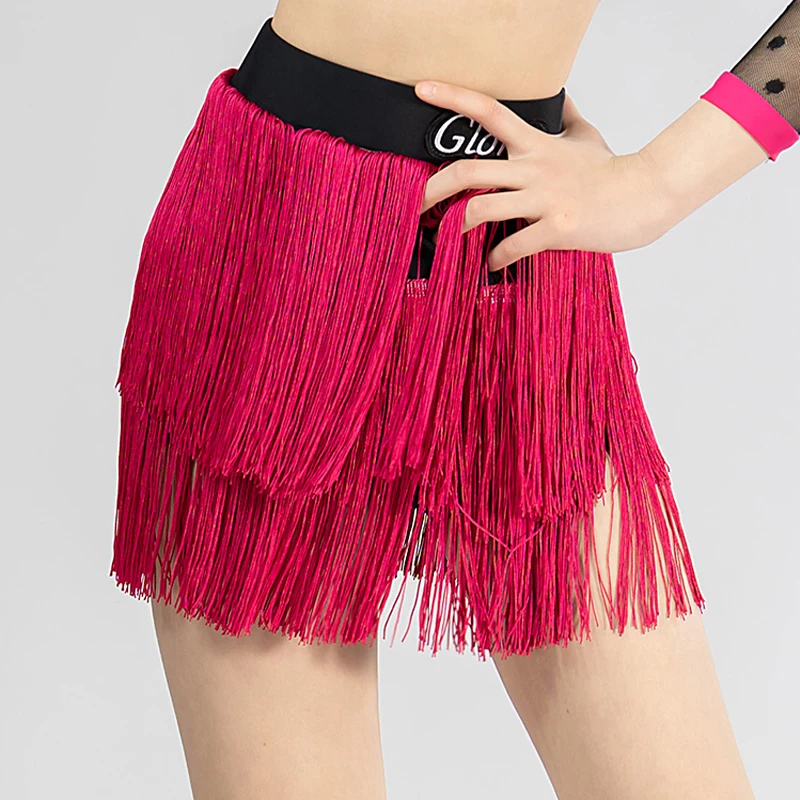 Fringe Latin Skirt Girls Performance Costume Rose Red Salsa Outfit Samba Skirts Ballroom Practice Wear Tap Dancewear JL4363
Fringe Latin Skirt Girls Performance Costume Rose Red Salsa Outfit Samba Skirts Ballroom Practice Wear Tap Dancewear JL4363