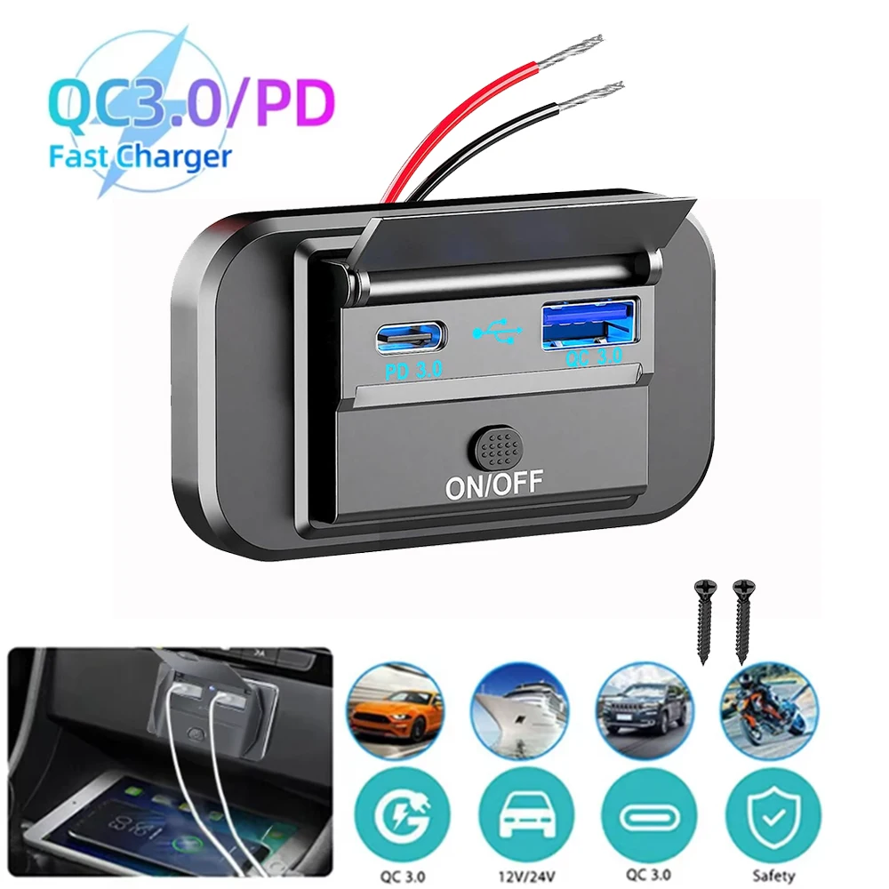 12 В 24 В USB-розетка Автомобильный зарядный порт Двойная розетка PD USB C Настенное крепление Аксессуары для автомобиля Лодка Морские кемперы RV Грузовик Гольф Тележка
12 В 24 В USB-розетка Автомобильный зарядный порт Двойная розетка PD USB C Настенное крепление Аксессуары для автомобиля Лодка Морские кемперы RV Грузовик Гольф Тележка