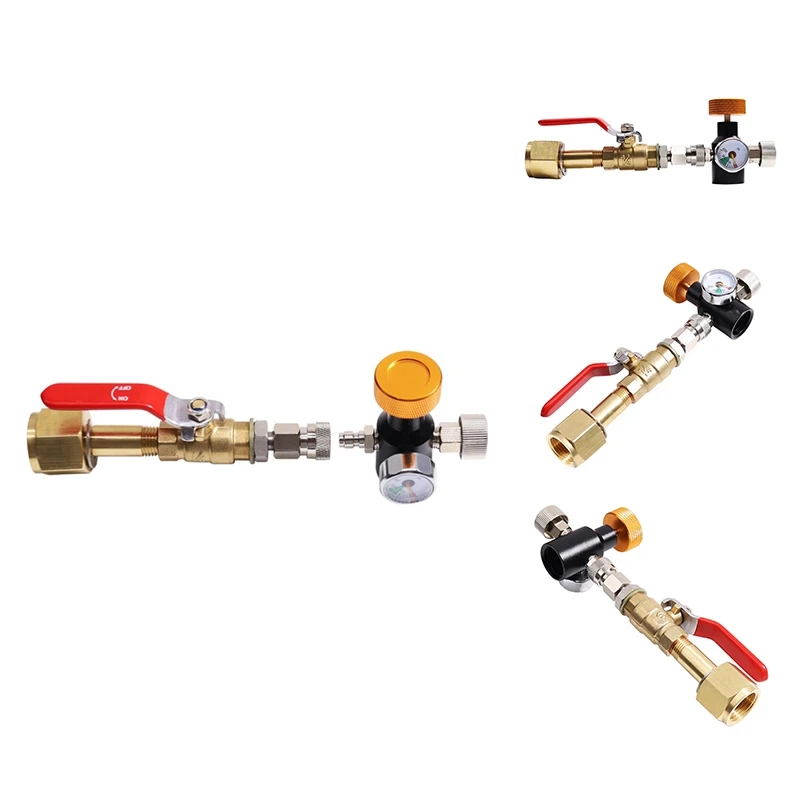 Soda Co2 Cylinder Tank Refill Adapter Recharge Filling Station With Ball Valve Replacement For To TR21-4
Soda Co2 Cylinder Tank Refill Adapter Recharge Filling Station With Ball Valve Replacement For To TR21-4