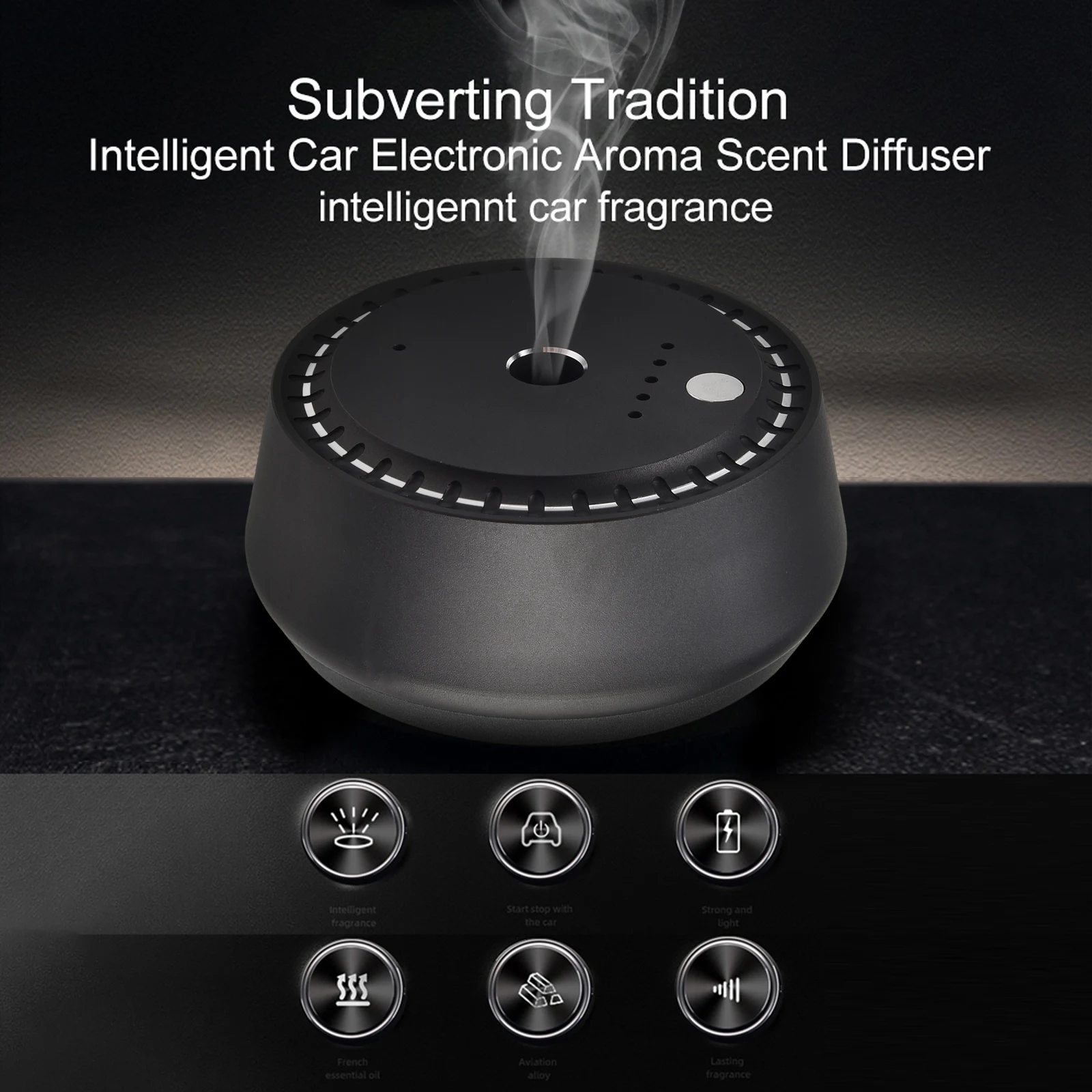 1pc New Black Smart Car Scents Aromas Machine Fragrance Diffusers Freshener Use USB To Charge High Quality Mini Perfume Machine
1pc New Black Smart Car Scents Aromas Machine Fragrance Diffusers Freshener Use USB To Charge High Quality Mini Perfume Machine