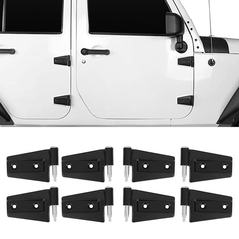 8Pcs Steel Door Hinge Kit For 4 Door Jeep Wrangler JK 2007 -2018 55395384AF 55395385AF
8Pcs Steel Door Hinge Kit For 4 Door Jeep Wrangler JK 2007 -2018 55395384AF 55395385AF