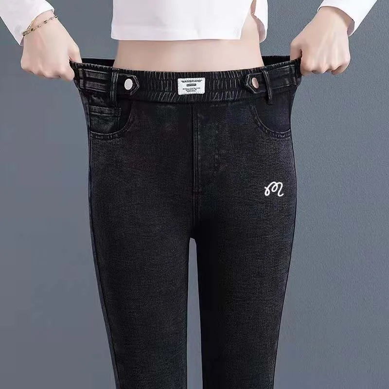 Golf Apparel Women's Spring and Autumn High Waist Denim Leggings Women's New Fashion Golf Versatile Elastic Waist Pencil Pants
Golf Apparel Women's Spring and Autumn High Waist Denim Leggings Women's New Fashion Golf Versatile Elastic Waist Pencil Pants