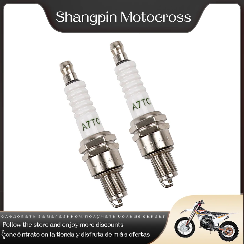 2 Racing Spark Plugs, 3 Electrodes, Suitable For GY6 50CC, 110CC, 125CC, 150CC ATV Scooters, Off-road Bikes And Go Karts
2 Racing Spark Plugs, 3 Electrodes, Suitable For GY6 50CC, 110CC, 125CC, 150CC ATV Scooters, Off-road Bikes And Go Karts
