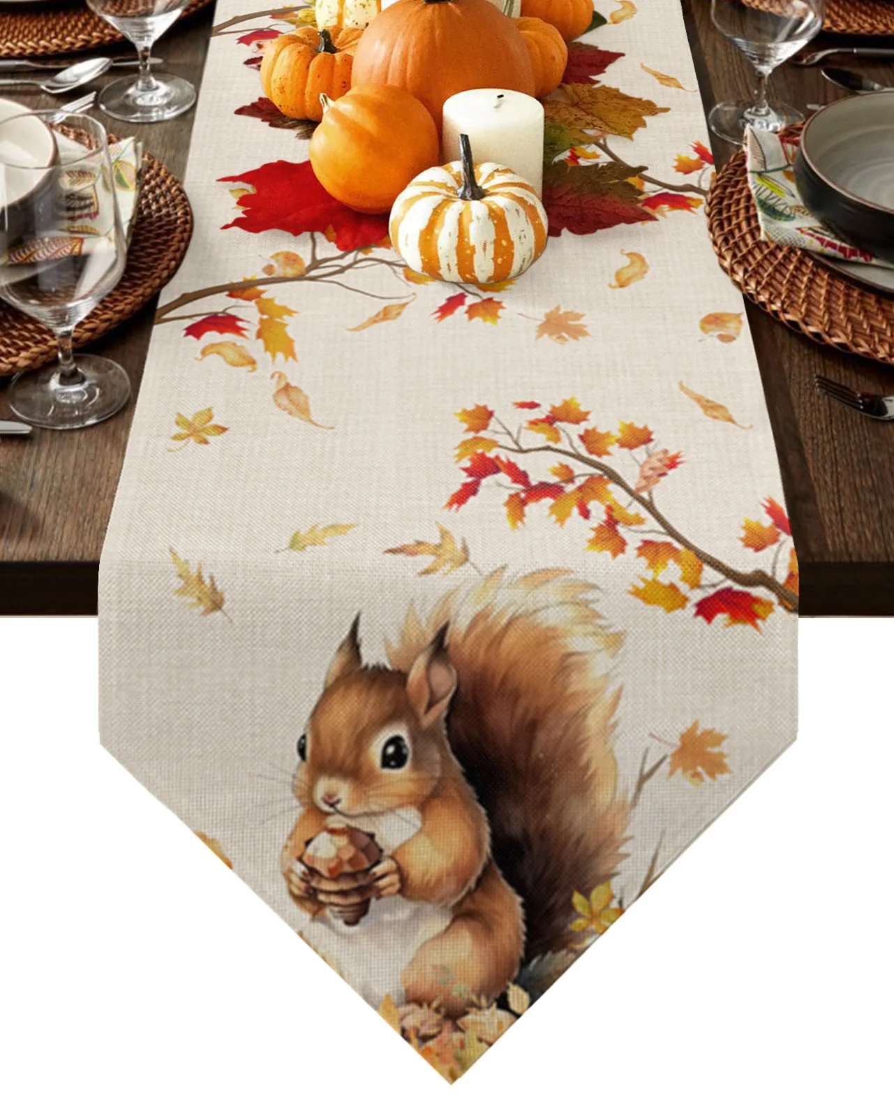 Thanksgiving Autumn Squirrel Watercolor Christmas Home Decor Table Runner Wedding Decoration Tablecloth Kitchen Table Runners
Thanksgiving Autumn Squirrel Watercolor Christmas Home Decor Table Runner Wedding Decoration Tablecloth Kitchen Table Runners