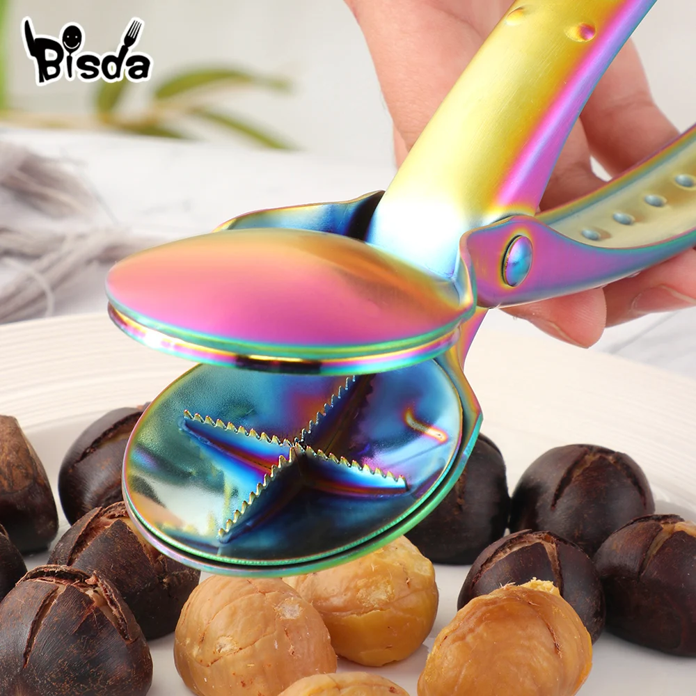 1/2Pcs Stainless Steel Chestnut Clip Rainbow Walnut Pliers Kitchen Utensils Sheller Opener Kit Tools Nut Cutter Gadgets
1/2Pcs Stainless Steel Chestnut Clip Rainbow Walnut Pliers Kitchen Utensils Sheller Opener Kit Tools Nut Cutter Gadgets