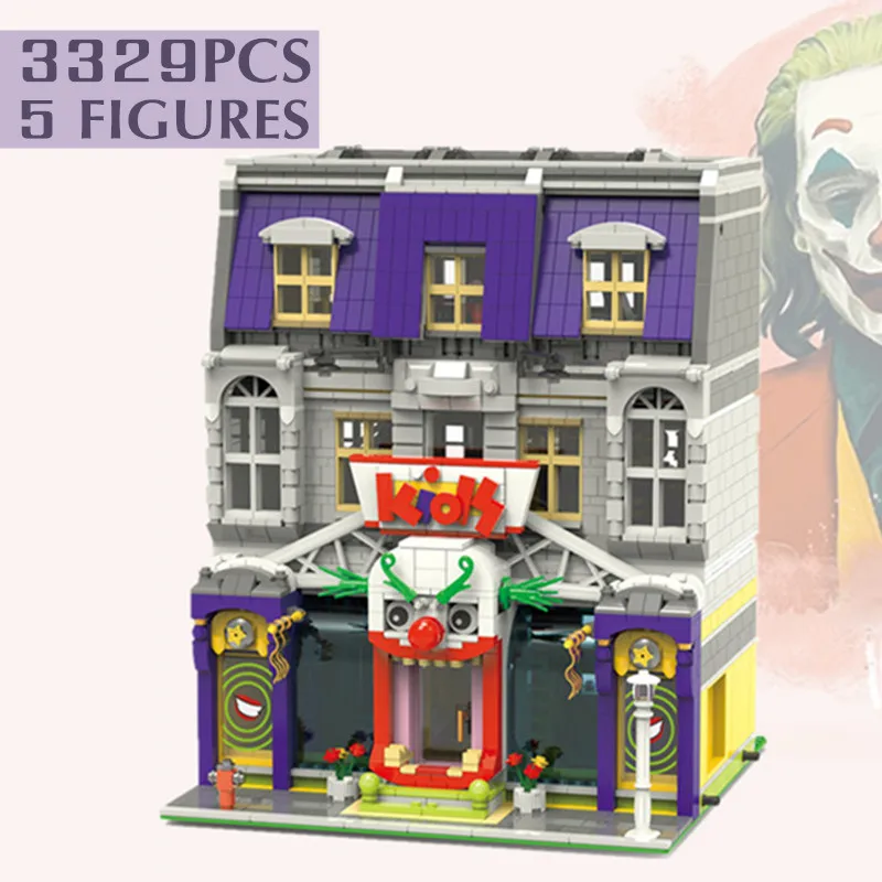 New 3329PCS 5 FIGURES Super Heroes Streetview Creators Idea Figures Jokers House Building Block Bricks Toys Kid Gift
New 3329PCS 5 FIGURES Super Heroes Streetview Creators Idea Figures Jokers House Building Block Bricks Toys Kid Gift