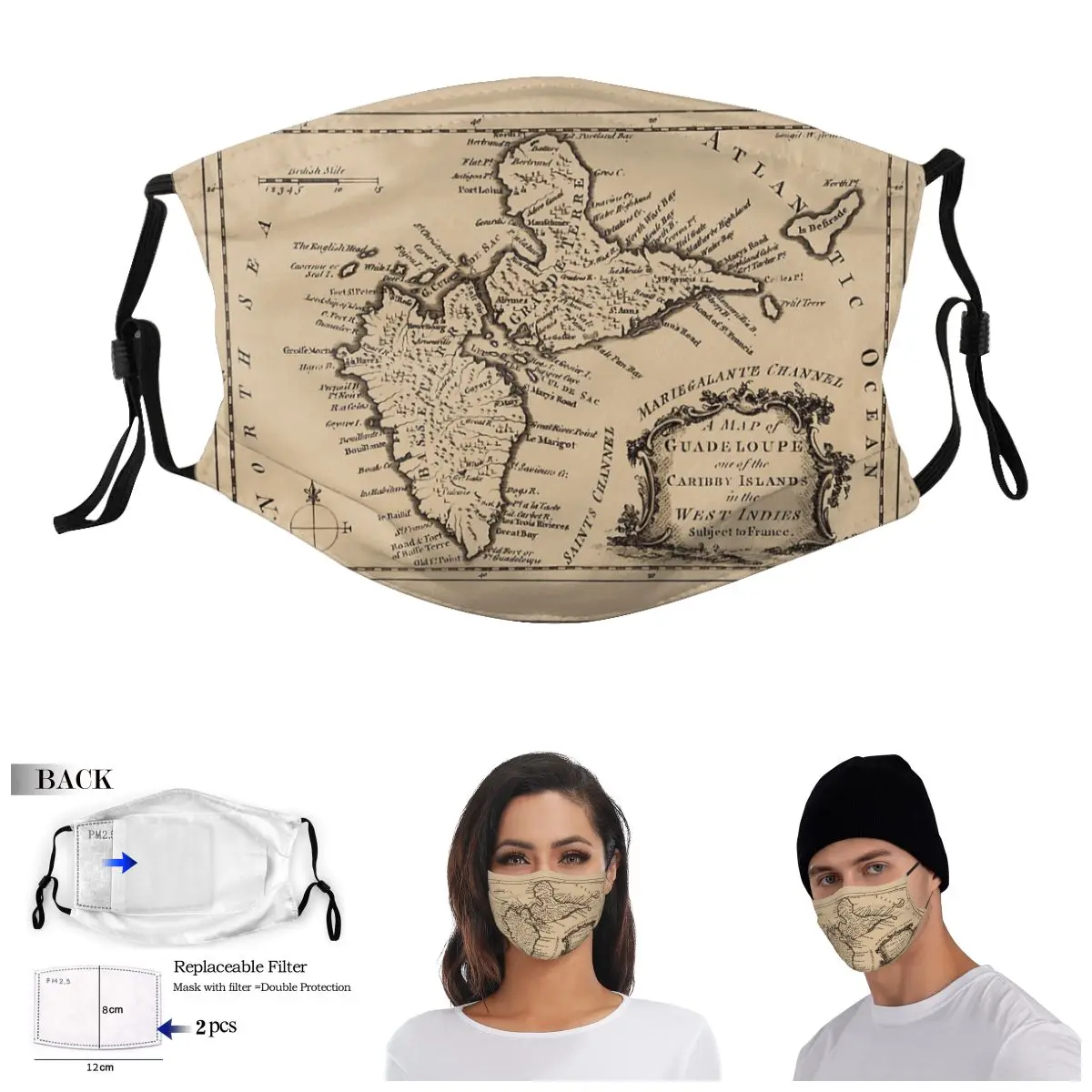 Map Of Guadeloupe 1759 Adult Dust Mask Humor Graphic False Front Activated Carbon Filter Mask
Map Of Guadeloupe 1759 Adult Dust Mask Humor Graphic False Front Activated Carbon Filter Mask