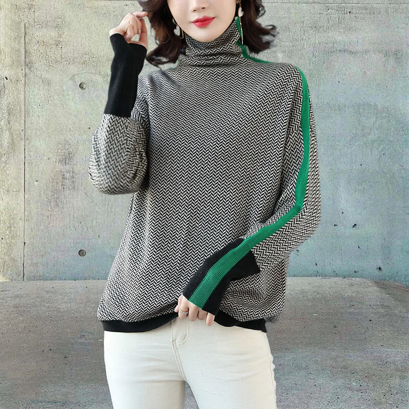 

Женский трикотажный свитер-водолазка I K.Rea, милый тонкий женский свитер, корейский сексуальный вязаный свитер, базовый мягкий женский свитер
