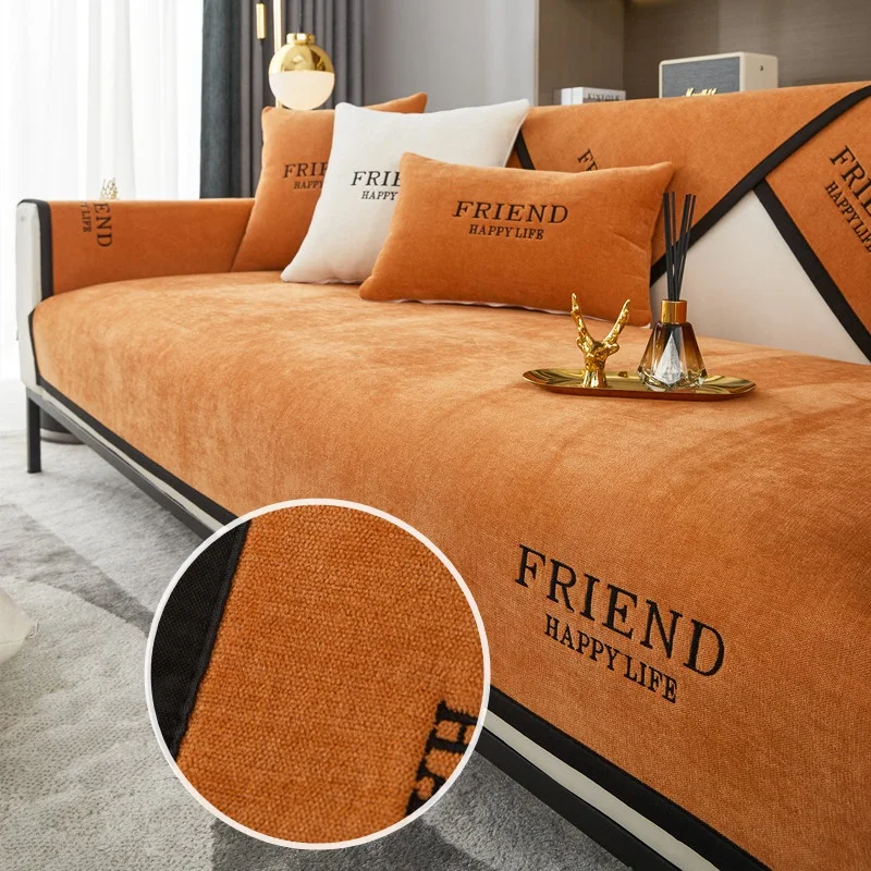 Chenille Sofa Towel Mat for Living Room Solid Color Non-slip Sofa Cover Sectional Corner Couch Slipcovers Furniture Protector
Chenille Sofa Towel Mat for Living Room Solid Color Non-slip Sofa Cover Sectional Corner Couch Slipcovers Furniture Protector