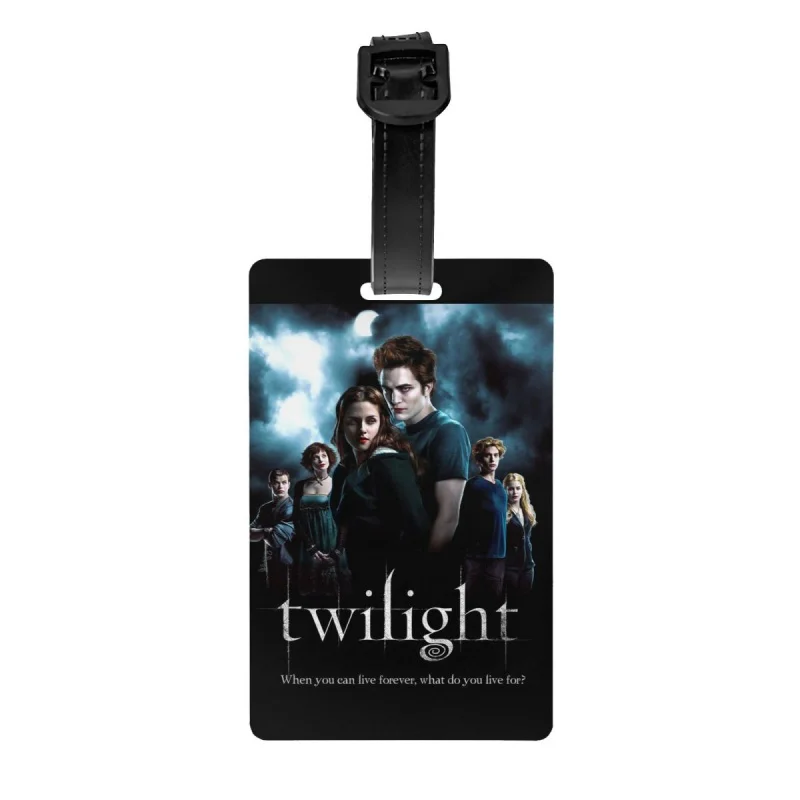 

Custom The Twilight Saga Vampire Luggage Tag Privacy Protection Fantasy Film Baggage Tags Travel Bag Labels Suitcase
