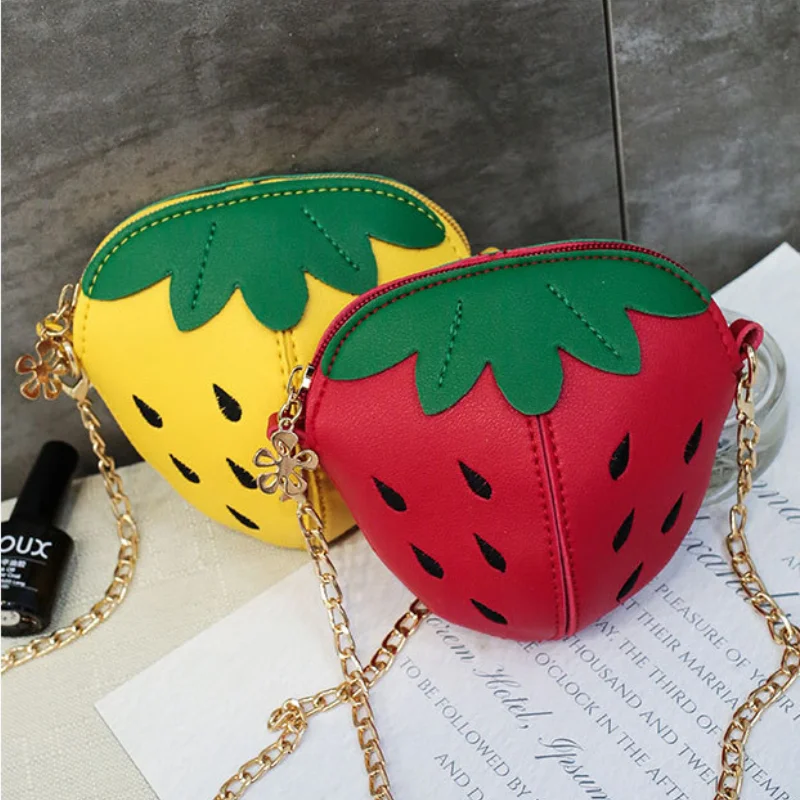 Cute Strawberry Baby Girls Crossbody Bags Boys Small Purse Pouch Kids Handbags Lovely Children's PU Leather Mini Shoulder Bag
Cute Strawberry Baby Girls Crossbody Bags Boys Small Purse Pouch Kids Handbags Lovely Children's PU Leather Mini Shoulder Bag
