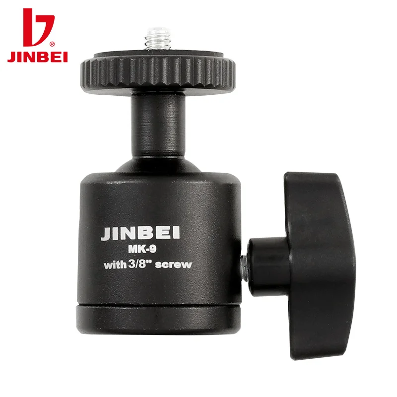 JINBEI MK-9 1/4" 3/8" Tripod Mount Camera Head Ball Adapter Cradle Ball Head LED Light Flash Bracket Holder
JINBEI MK-9 1/4" 3/8" Tripod Mount Camera Head Ball Adapter Cradle Ball Head LED Light Flash Bracket Holder