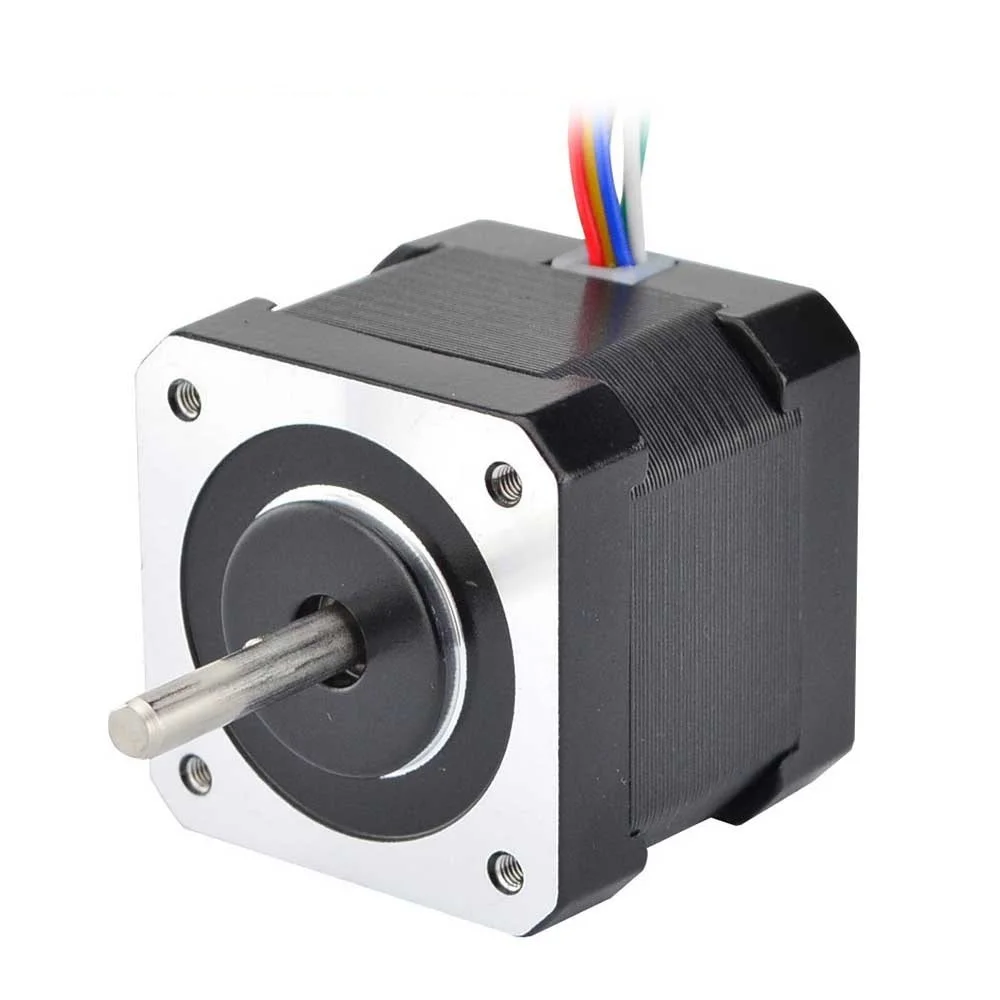 Шаговый электродвигатель Nema17 с 6 выводами, однополярный, 39 мм, 42, двигатель 42bygh, 26Ncm(37 унций. Дюймов), 0.4A, 12 В, для самостоятельной сборки, двигат...
Шаговый электродвигатель Nema17 с 6 выводами, однополярный, 39 мм, 42, двигатель 42bygh, 26Ncm(37 унций. Дюймов), 0.4A, 12 В, для самостоятельной сборки, двигат...