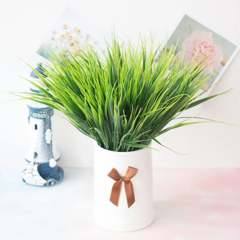 42cm 10 Pcs Green Grass Artificial Plants Plastic Flowers Fake Bonsai Home Garden Household Wedding Arrangement Lawn Decoration
42cm 10 Pcs Green Grass Artificial Plants Plastic Flowers Fake Bonsai Home Garden Household Wedding Arrangement Lawn Decoration