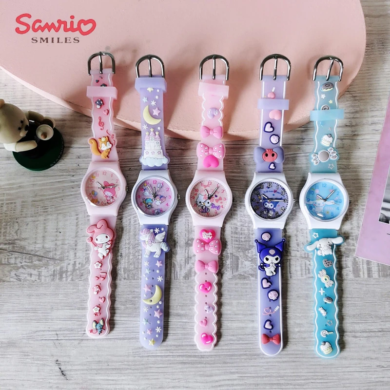 Kawaii Sanrio Silicone 3D Watch Hello Kittys My Melody Cinnamoroll Kuromi Anime Cute Student Quartz Watch Gifts Toys for Girls
Kawaii Sanrio Silicone 3D Watch Hello Kittys My Melody Cinnamoroll Kuromi Anime Cute Student Quartz Watch Gifts Toys for Girls