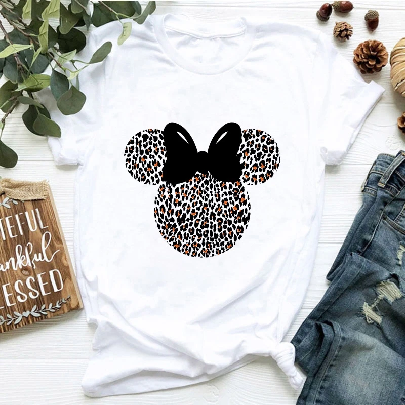 Short Sleeve tee shirt female 2021 Hot New Summer T-shirt Harajuku tshirt Leopard Cute Mouse head printed Lady T Shirt
Short Sleeve tee shirt female 2021 Hot New Summer T-shirt Harajuku tshirt Leopard Cute Mouse head printed Lady T Shirt