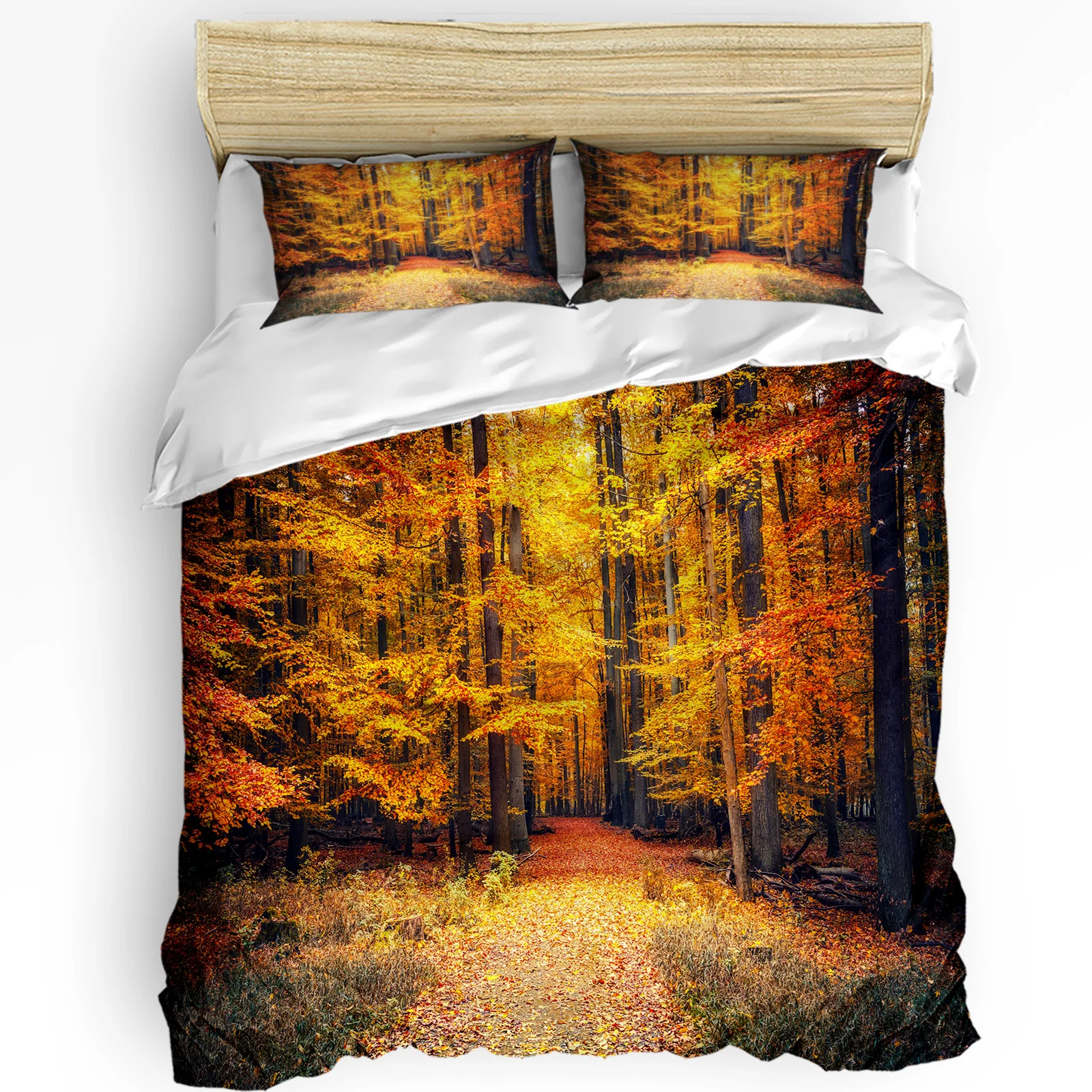 3pcs Bedding Set Autumn Park Forest Home Textile Duvet Cover Pillow Case Boy Kid Teen Girl Bedding Covers Set
3pcs Bedding Set Autumn Park Forest Home Textile Duvet Cover Pillow Case Boy Kid Teen Girl Bedding Covers Set