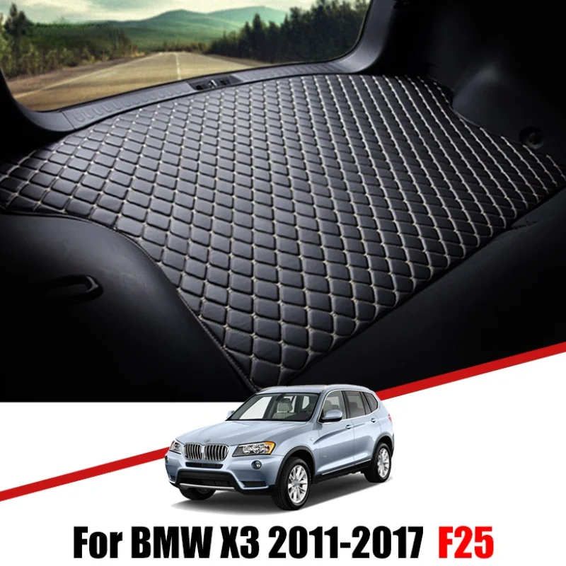Кожаные коврики на заказ для багажника автомобиля BMW X3, F25, 2011, 2012, 2013, 2014, 2015-2017, водонепроницаемый нескользящий поднос, грузовые аксессуары
Кожаные коврики на заказ для багажника автомобиля BMW X3, F25, 2011, 2012, 2013, 2014, 2015-2017, водонепроницаемый нескользящий поднос, грузовые аксессуары