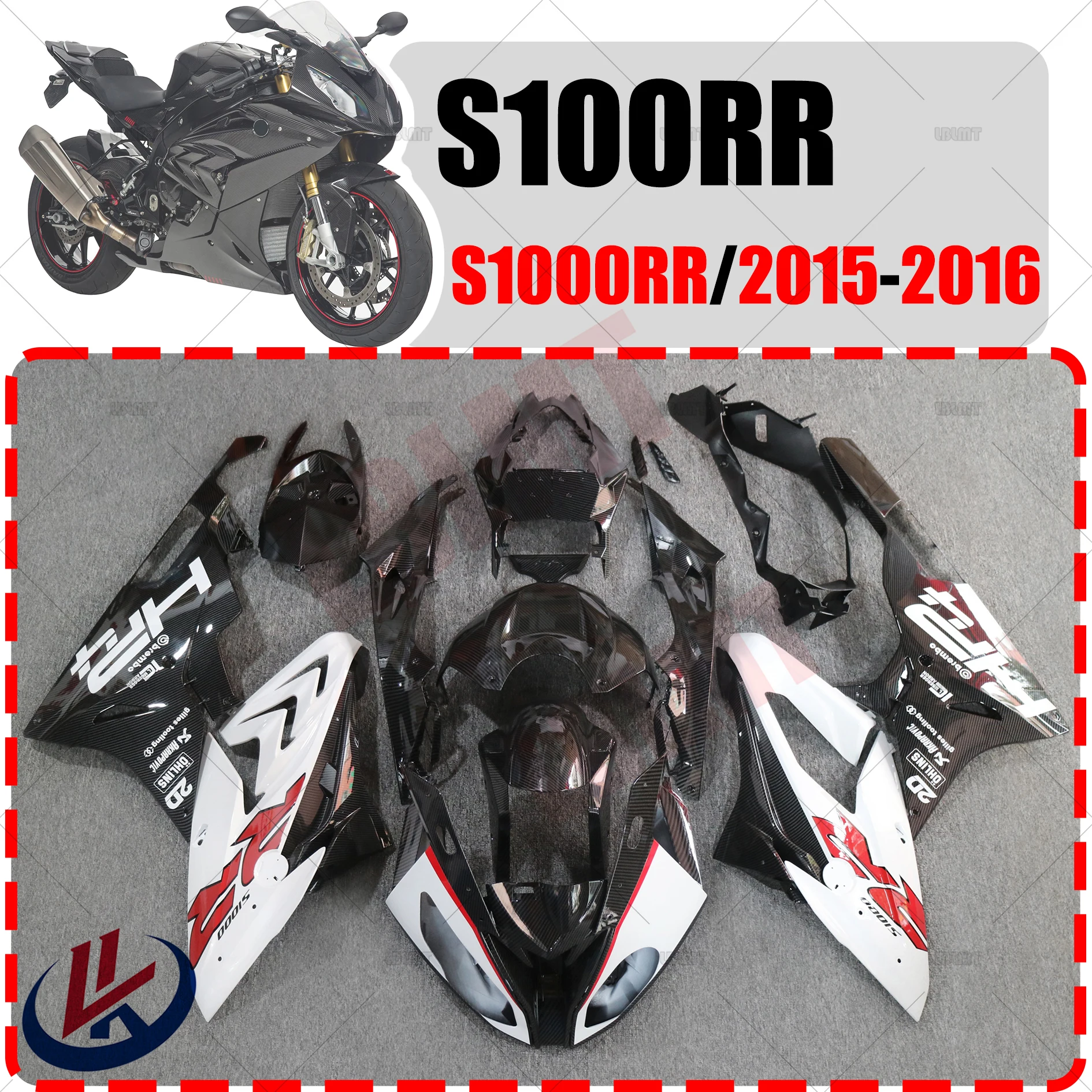 

Motorcycle ABS Injection Bodywork Fairing Kit For BMW S1000RR S1000 RR 2015 2016 Shell Fairing Spoiler Bodywork Full Fairing