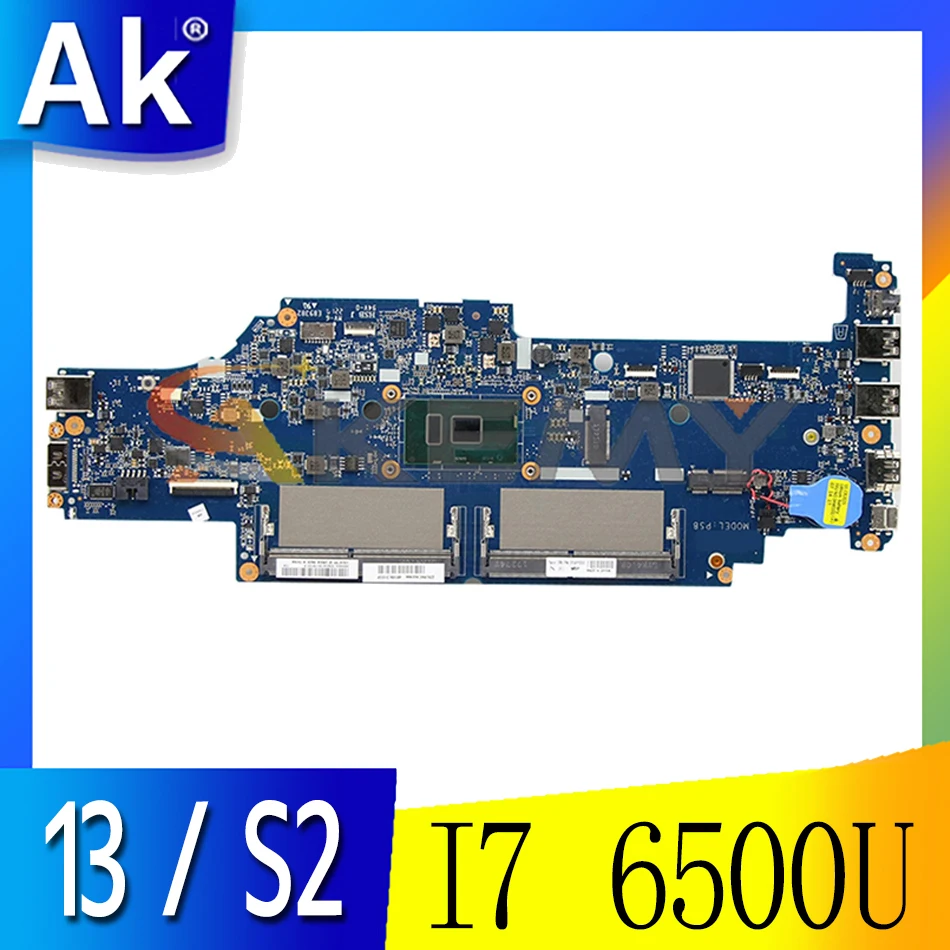 For ThinkPad 13 / S2 laptop motherboard DA0PS8MB8G0 has CPU I7 6500U FRU 01AY553 01AY552 01AY562 01AY563 Mainboard
For ThinkPad 13 / S2 laptop motherboard DA0PS8MB8G0 has CPU I7 6500U FRU 01AY553 01AY552 01AY562 01AY563 Mainboard