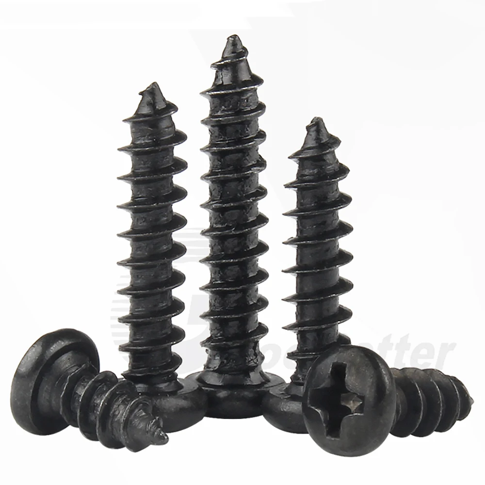 50/100/200/500Pcs Phillips Self-tapping Screw M1 M1.2 M1.4 M1.7 M2 M2.3 M2.6 M3 Black Cross Round Pan Head Screw Bolts
50/100/200/500Pcs Phillips Self-tapping Screw M1 M1.2 M1.4 M1.7 M2 M2.3 M2.6 M3 Black Cross Round Pan Head Screw Bolts