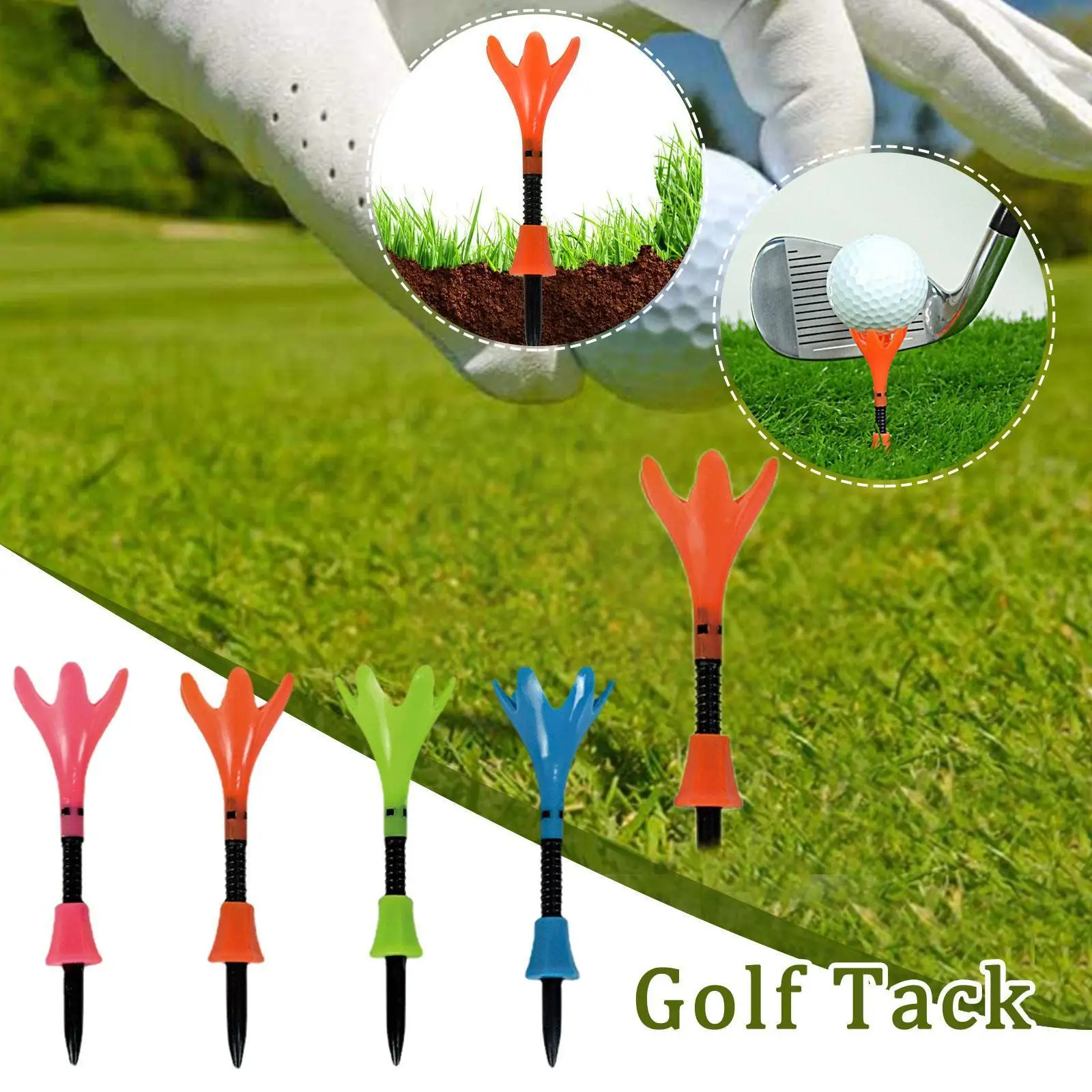 Adjustable Golf Ball Tee Petal Shape Rotation Limit Ball Spike For Clubs Super Stable Ball Tees 4 Color 80mm T8s0
Adjustable Golf Ball Tee Petal Shape Rotation Limit Ball Spike For Clubs Super Stable Ball Tees 4 Color 80mm T8s0