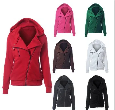 Модная женская разноцветная диагональная фотография с капюшоном и длинными рукавами на молнии
Модная женская разноцветная диагональная фотография с капюшоном и длинными рукавами на молнии