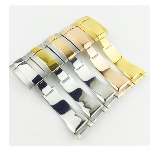 16mmX9mm Solid Stainless Steel Folding Buckle for Submariner Oysterflex Daytona GMT Watch Band Strap Deployment Clasp
16mmX9mm Solid Stainless Steel Folding Buckle for Submariner Oysterflex Daytona GMT Watch Band Strap Deployment Clasp