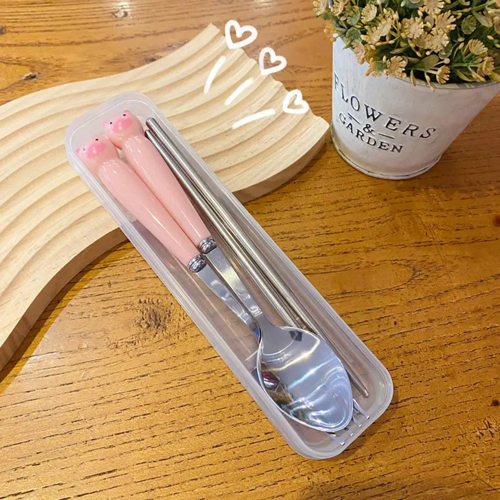 Cutlery Cartoon Rabbit Spoon Fork Chopsticks Sets Portable Stainless Travel Dinnerware Tableware Kitchen Lunch Supplies Ste F3C9
Cutlery Cartoon Rabbit Spoon Fork Chopsticks Sets Portable Stainless Travel Dinnerware Tableware Kitchen Lunch Supplies Ste F3C9
