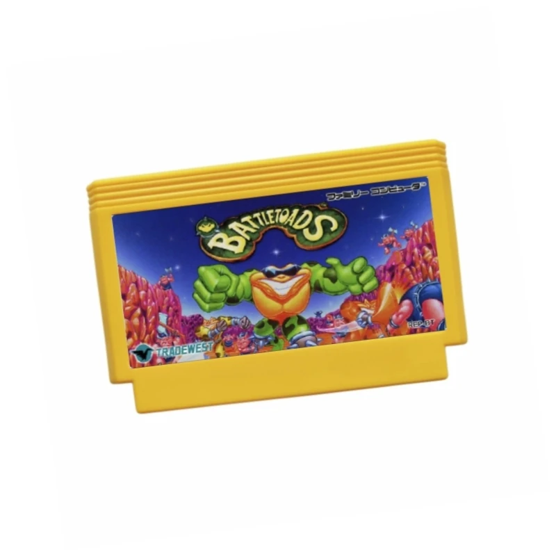 BattleToads ( BugFixed Version ) Game Cartridge for FC Console 60Pins Video Game Card
BattleToads ( BugFixed Version ) Game Cartridge for FC Console 60Pins Video Game Card