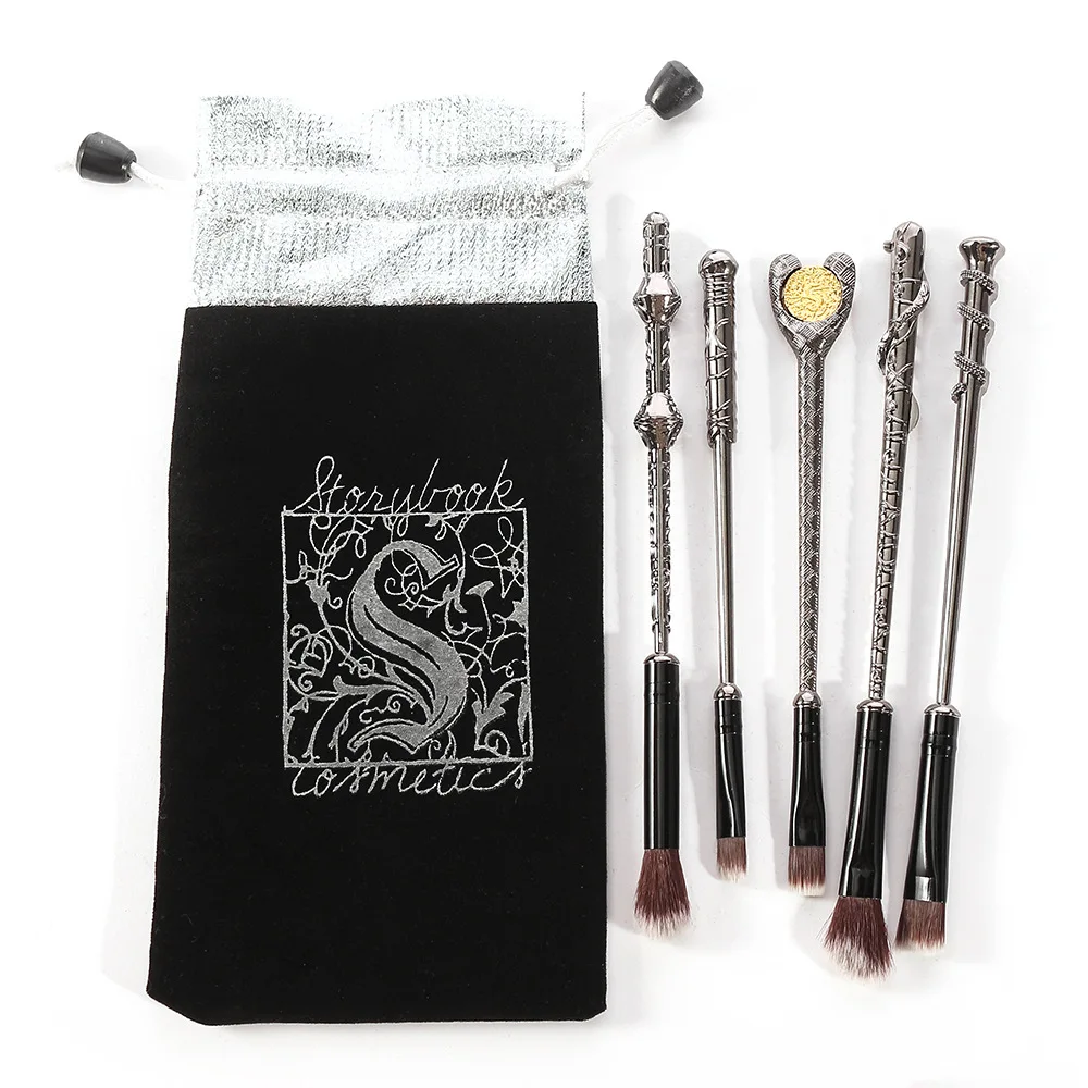 5 Style Slytherin Scepter Magic Wand Design Metal Makeup Brush Set Eyeshadow Brush Makeup Tool
5 Style Slytherin Scepter Magic Wand Design Metal Makeup Brush Set Eyeshadow Brush Makeup Tool
