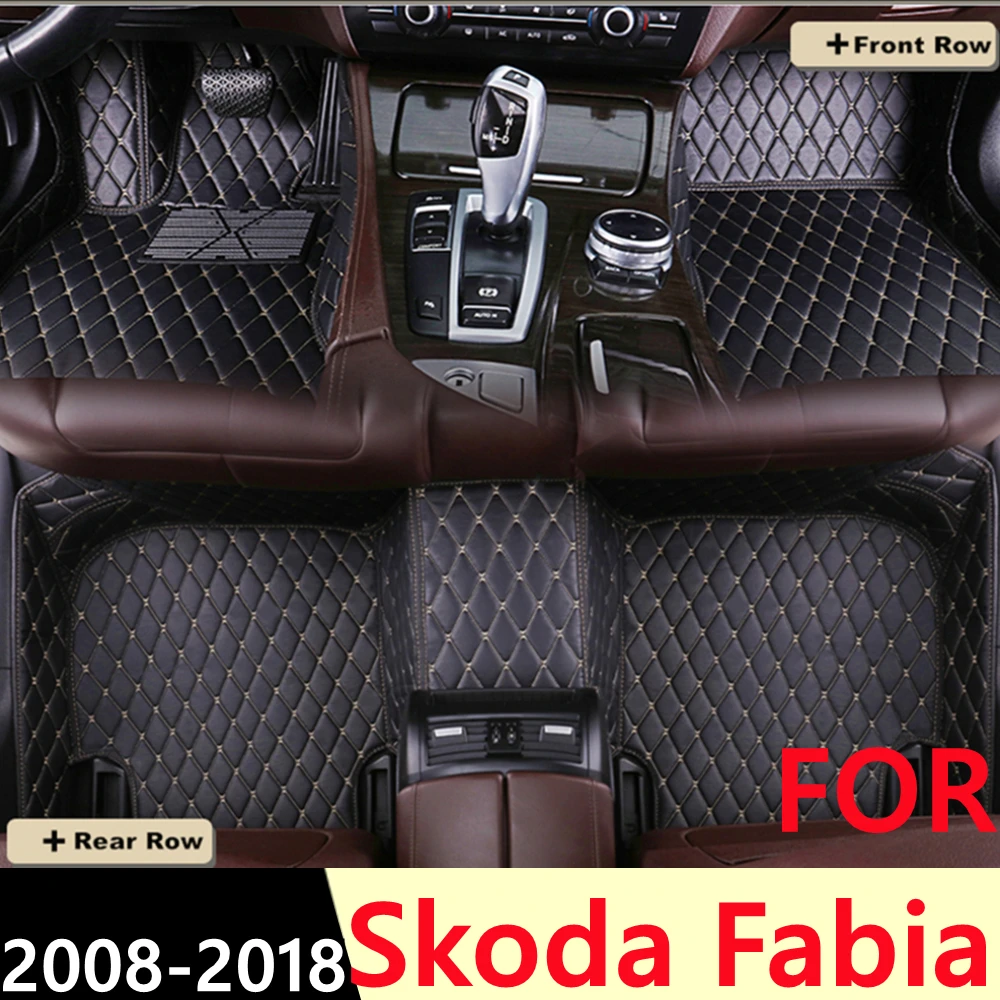 Car Floor Mats For Skoda Fabia 2008 2009-2018 Waterproof XPE Leather Custom Fit Front & Rear FloorLiner Cover Auto Parts Carpet
Car Floor Mats For Skoda Fabia 2008 2009-2018 Waterproof XPE Leather Custom Fit Front & Rear FloorLiner Cover Auto Parts Carpet