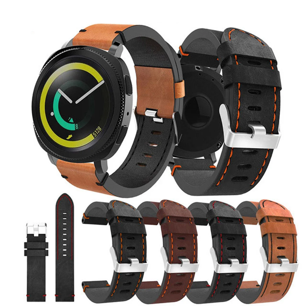Ремешок кожаный для Samsung Gear S2 sport watch 42 мм, браслет 20 мм для Samsung galaxy watch active 42 мм, аксессуары для наручных часов, 20 мм
Ремешок кожаный для Samsung Gear S2 sport watch 42 мм, браслет 20 мм для Samsung galaxy watch active 42 мм, аксессуары для наручных часов, 20 мм