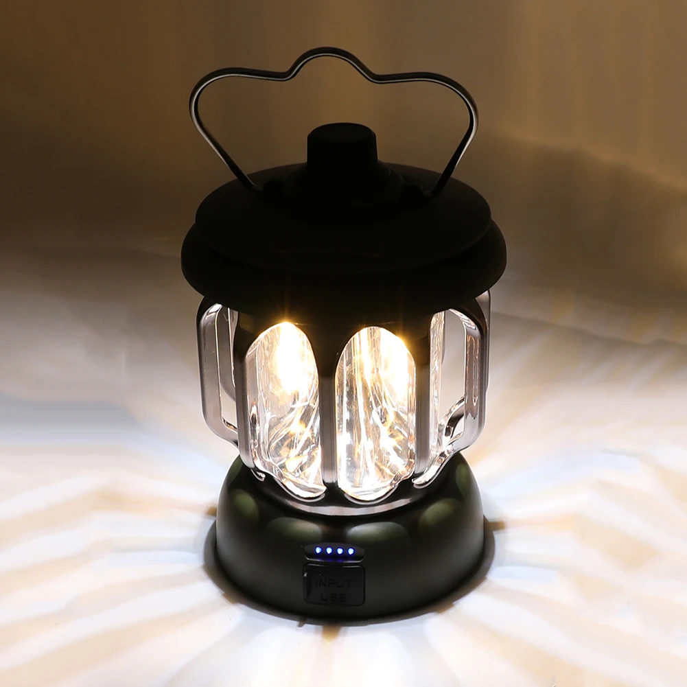 New Outdoor LED Camping Light Retro Hanging 2400mAh Camping Lamp Lantern Rechargeable Campsite Light Tent Emergency Light
New Outdoor LED Camping Light Retro Hanging 2400mAh Camping Lamp Lantern Rechargeable Campsite Light Tent Emergency Light