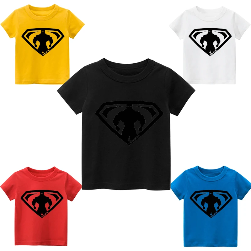 2022 Summer New child Short Sleeve T Shirt Sports Outdoor Cartoon Hero Custom baby clothes Fitted Hip Hop Tops 100-170
2022 Summer New child Short Sleeve T Shirt Sports Outdoor Cartoon Hero Custom baby clothes Fitted Hip Hop Tops 100-170