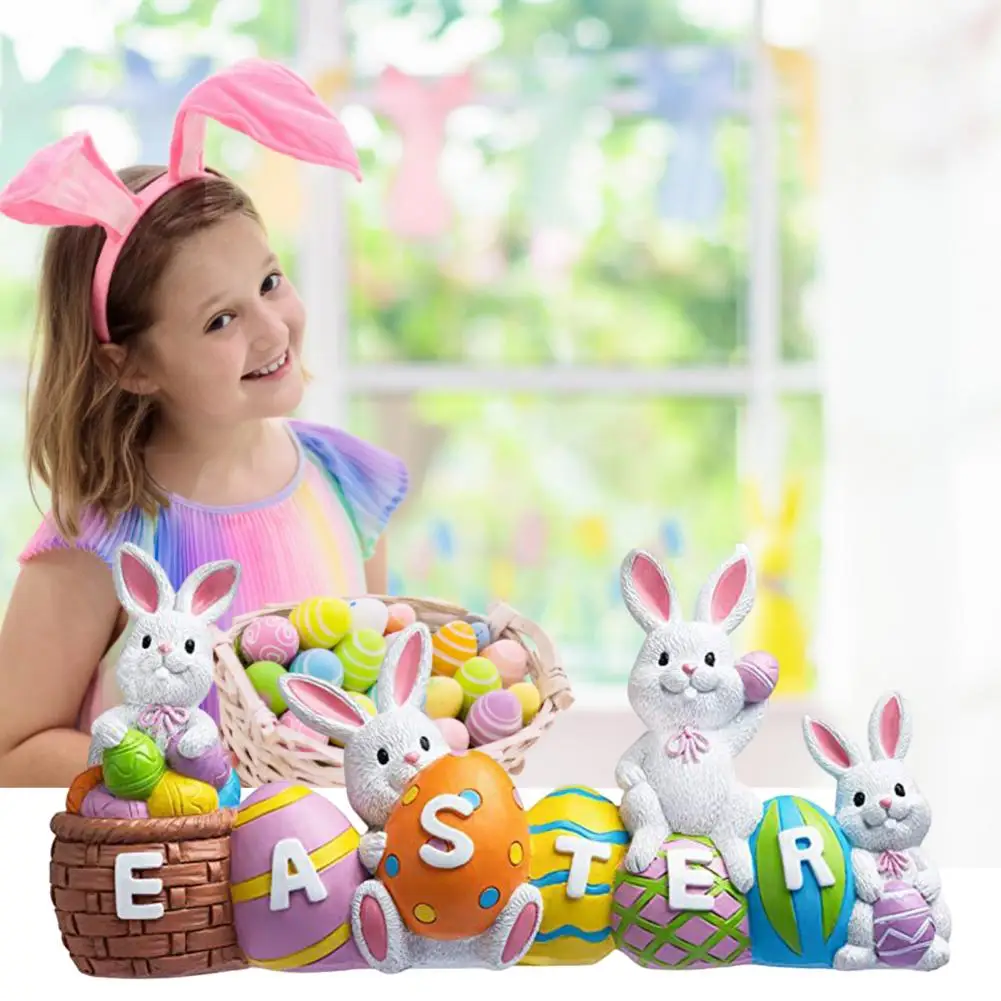 Adorable Easter Pendant Festive Delightful Home Decoration Acrylic Happy Easter Cute Bunny Eggs Desk Ornament For Festive Party
Adorable Easter Pendant Festive Delightful Home Decoration Acrylic Happy Easter Cute Bunny Eggs Desk Ornament For Festive Party
