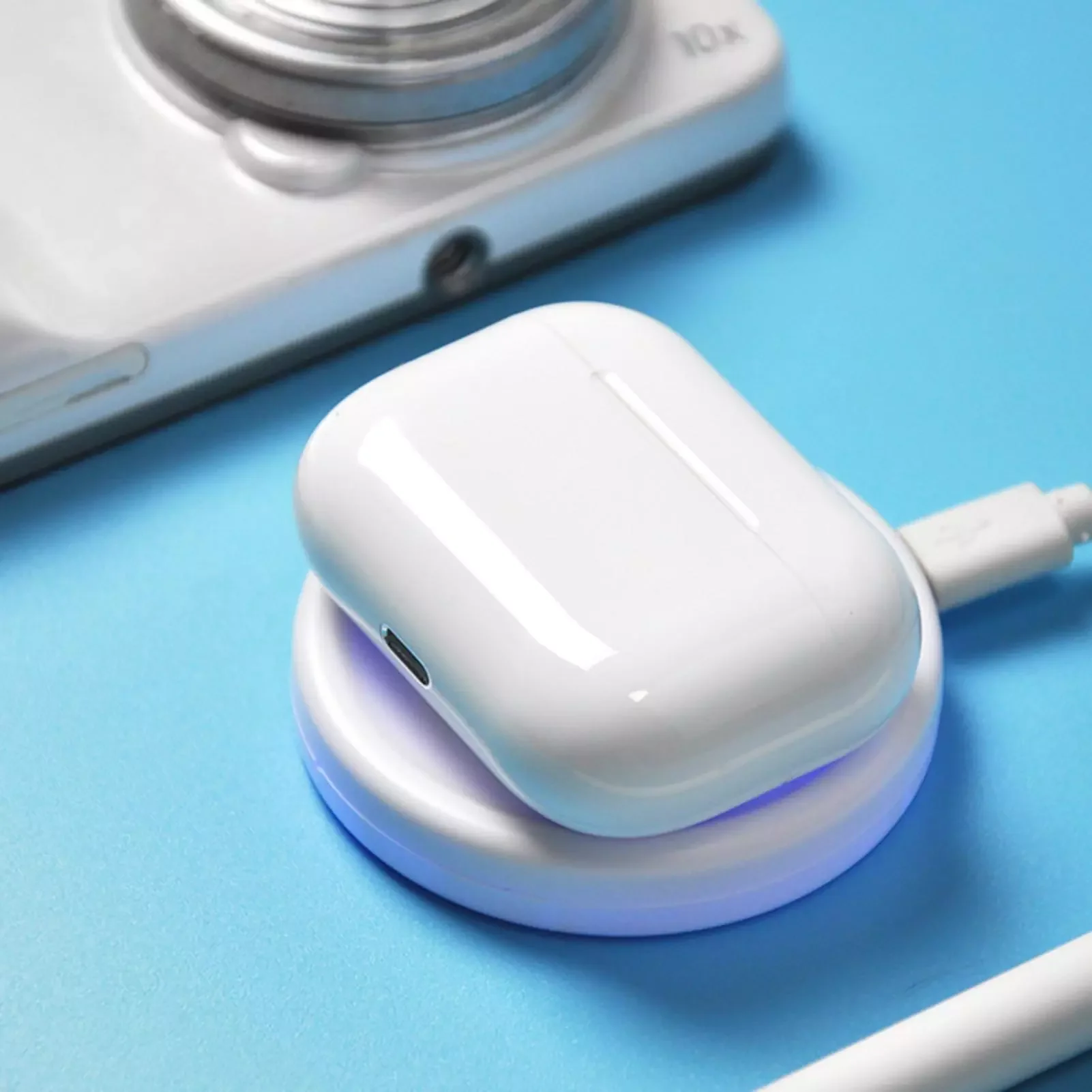 2 in 1 3W Universal Fast Charging Wireless Charger Station For Airpods 2 AirPods Pro Charger Dock Earphone Charger Adapter
2 in 1 3W Universal Fast Charging Wireless Charger Station For Airpods 2 AirPods Pro Charger Dock Earphone Charger Adapter