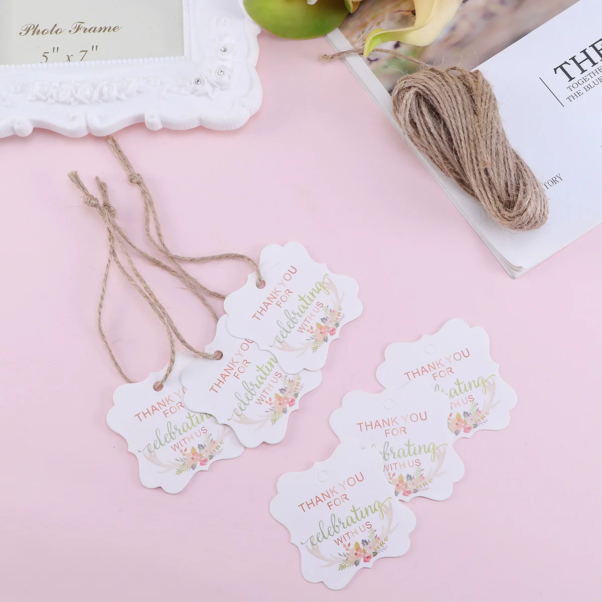 50 шт., бумажные этикетки для рождественских подарков 
50 шт., бумажные этикетки для рождественских подарков