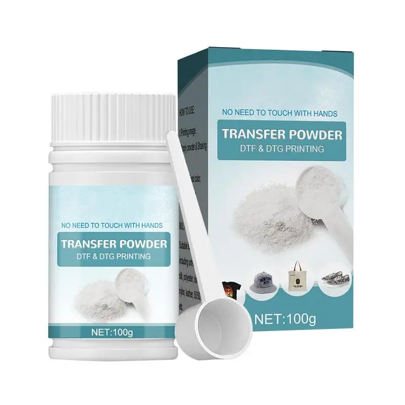 Hot Melt Powders 100g/3.5oz Waterproof White Digital Transfer Pretreat Powder For T-Shirt Caps Sneakers Phone Cases Gloves
Hot Melt Powders 100g/3.5oz Waterproof White Digital Transfer Pretreat Powder For T-Shirt Caps Sneakers Phone Cases Gloves