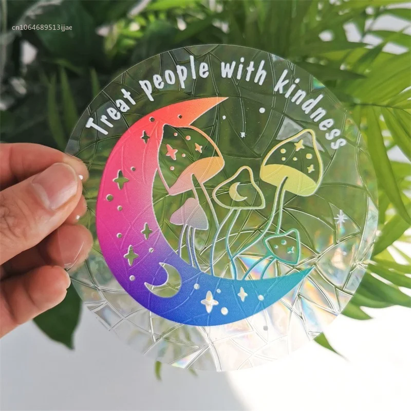 Sun Catcher Wall Stickers 3D Rainbow Prisms Sticker PVC Electrostatic Glass Prisms Maker Home Decor Window Mirror DIY Stickers
Sun Catcher Wall Stickers 3D Rainbow Prisms Sticker PVC Electrostatic Glass Prisms Maker Home Decor Window Mirror DIY Stickers