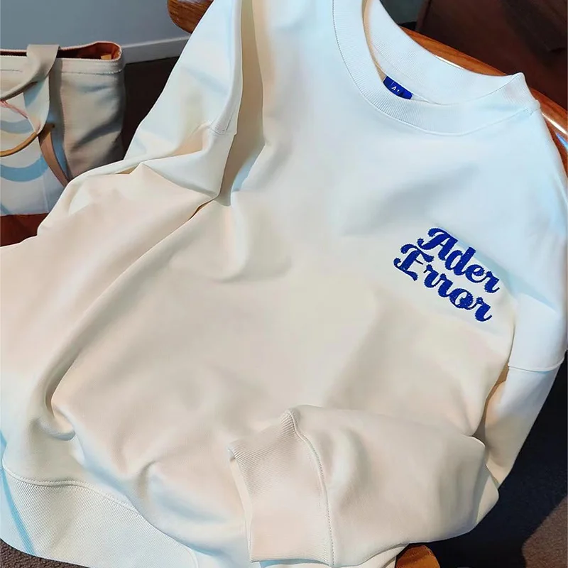 ADER Pullovers Oversized Cotton Terry Embroidered Letter Women's 1:1 Casual Ader Error Round Neck Sweatshirts
ADER Pullovers Oversized Cotton Terry Embroidered Letter Women's 1:1 Casual Ader Error Round Neck Sweatshirts