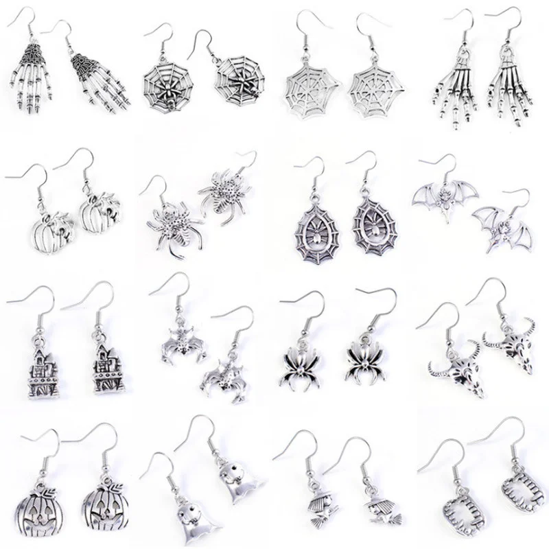 Fashion Halloween Earring Simple Retro Bat Spider Earrings VINTAGE EARRINGS for Women Jewelry Gifts Wholesale
Fashion Halloween Earring Simple Retro Bat Spider Earrings VINTAGE EARRINGS for Women Jewelry Gifts Wholesale
