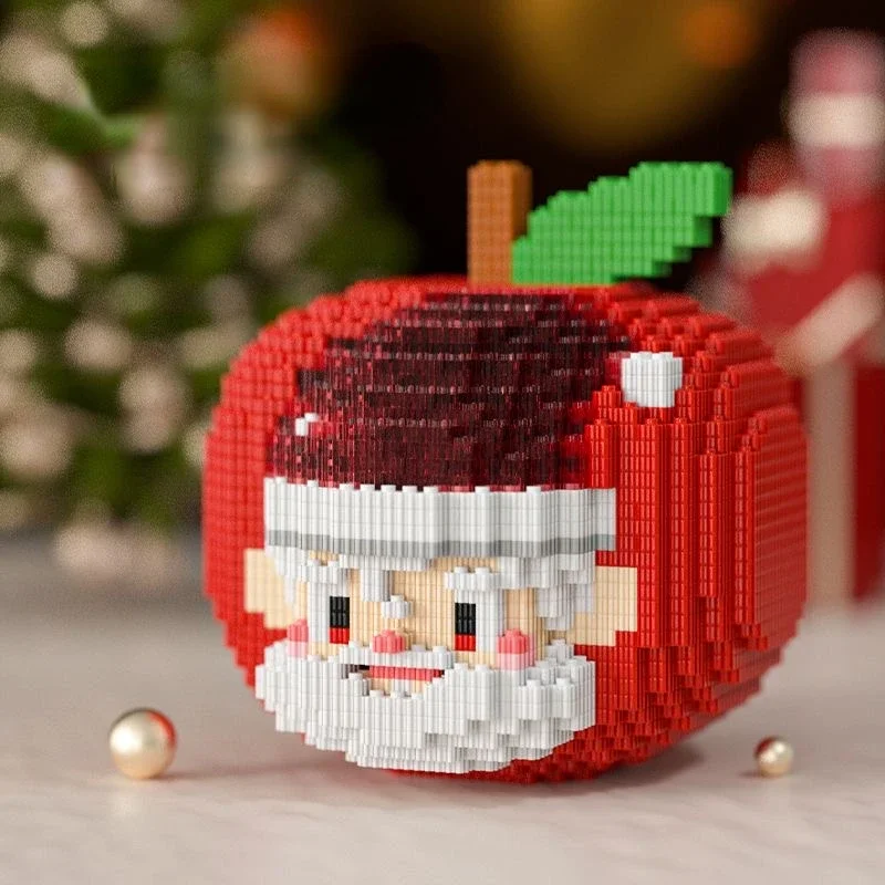 Christmas Eve Big Apple Santa Claus Building Blocks Children DIY Assembly Toys Christmas Gift
Christmas Eve Big Apple Santa Claus Building Blocks Children DIY Assembly Toys Christmas Gift