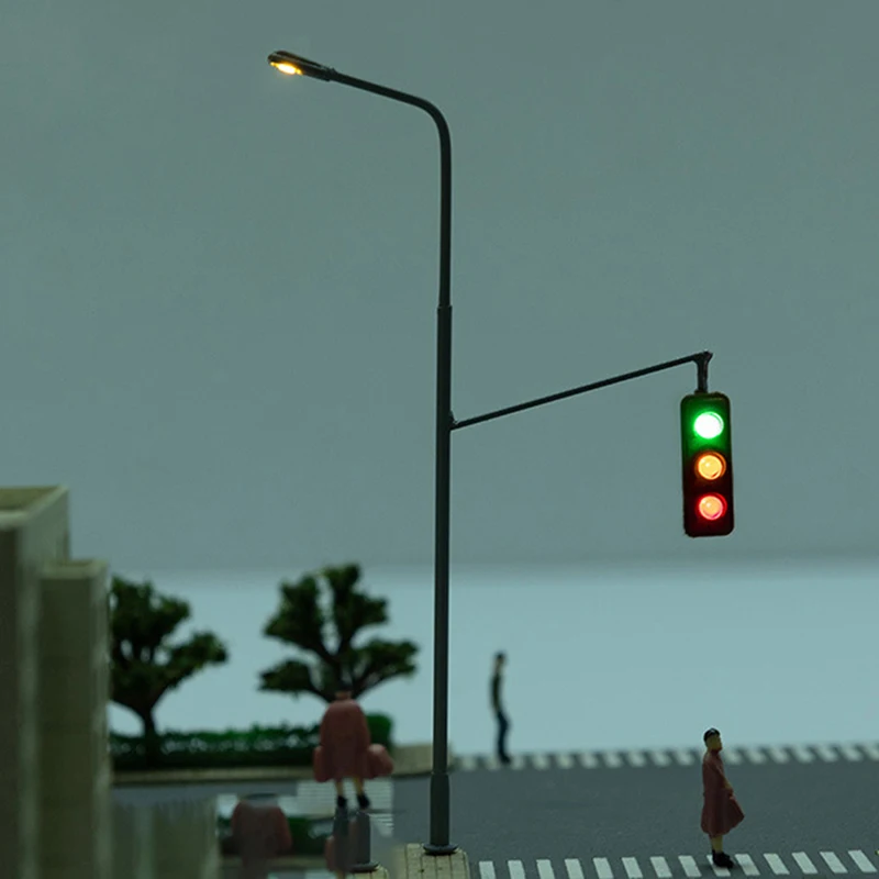 Scale Miniature Model Light Signal Lights For Train Railway Landscape Lighting Lamppost Architecture Building Accessories
Scale Miniature Model Light Signal Lights For Train Railway Landscape Lighting Lamppost Architecture Building Accessories