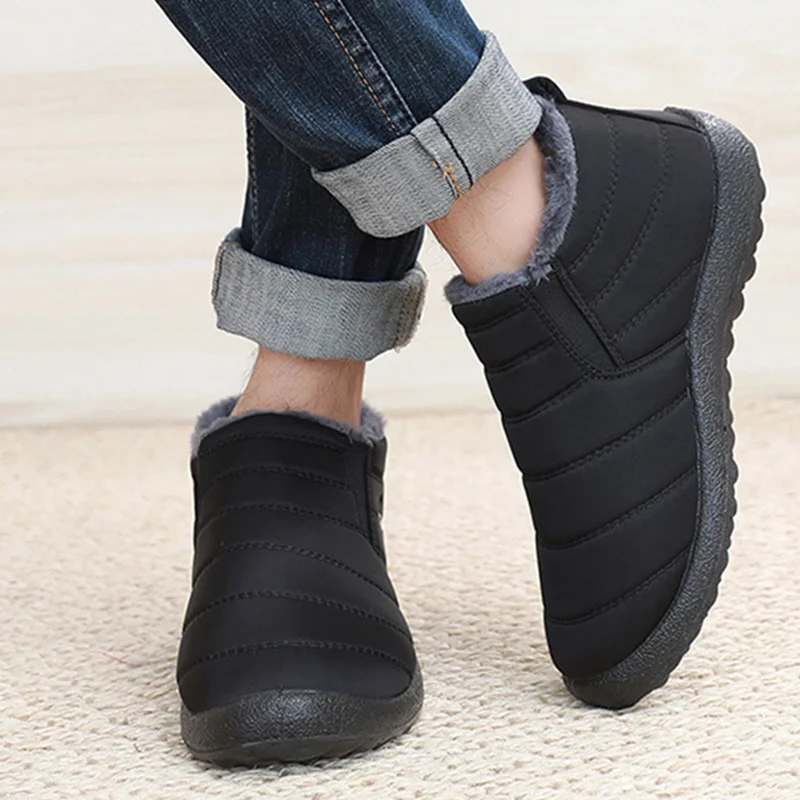 Snow Men Boots Plush Men's Casual Shoes Warm Fur Men Winter Shoes Fashion Shoes Men Waterproof Ankle Boots Footwear Work Boots
Snow Men Boots Plush Men's Casual Shoes Warm Fur Men Winter Shoes Fashion Shoes Men Waterproof Ankle Boots Footwear Work Boots