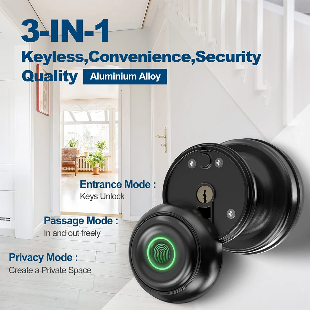 Smart Lock Easy And Convenient Access Control For Door More Intelligent And Secure Smart Door Knob
Smart Lock Easy And Convenient Access Control For Door More Intelligent And Secure Smart Door Knob